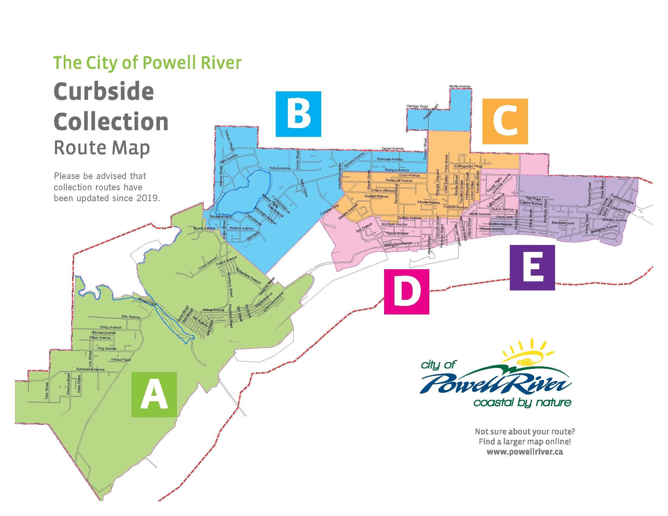 Garbage Recycling Schedules City Of Powell River